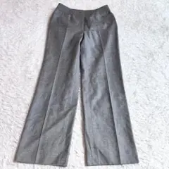 Leilian　レリアン　ウール　スラックス　グレー　7号