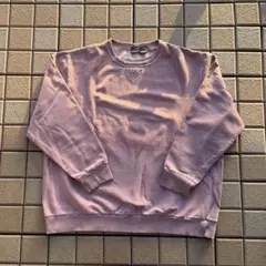 b.u.m. equipment ピンク パープル クルーネック スウェット 紫