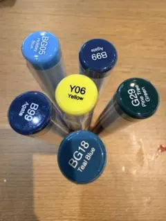 アルコールインクアート　コピックインクCopic Ink 6本セットのサムネイル