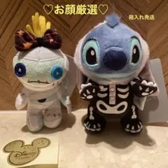 廃盤品☆お顔厳選！スクランプ&スティッチ☆ぬいぐるみキーチェーン