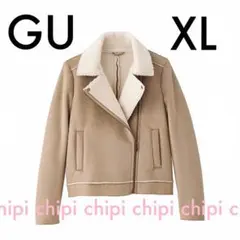 GU ジーユー ムートンタッチバイカーブルゾン