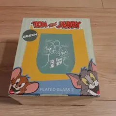 トムとジェリー グリーンプラテッドグラス 360mlのサムネイル