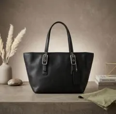 極美品　OLD COACH 舟形トートバッグ ミニ ブラック