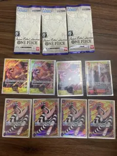 ワンピースカードゲーム　ボンクレー4枚　エース3枚　レイリー1枚　バラ3パック