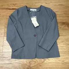 ノーカラージャケット 新品タグ付き　ナチュラルビューティーベーシック