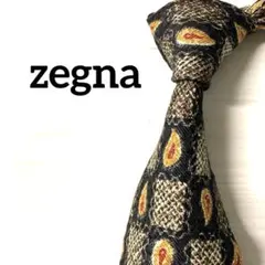 エルメネジルドゼニア　ネクタイ　ペイズリー　ドット　ブロックチェック　モダン