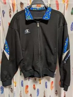 Champion ジャージジャケット ブラック Lサイズ オシャレ羽織 ジッパー