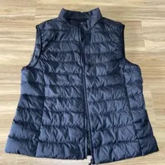 UNIQLO ブラック ダウンベスト L 黒 レディース