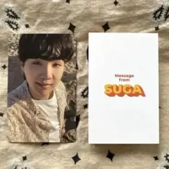 BTS SUGA ユンギ Butter トレカ メッセージカード