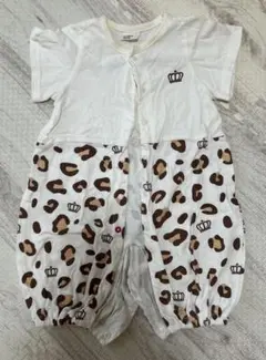 baby doll. レオパード柄ロンパース F