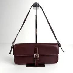 コーチ　ワンショルダーバッグ　ワインレッド　レザー　y2k 7784