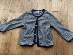 PETIT BATEAU ストライプカーディガン 12m 74cm
