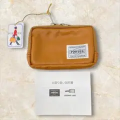 新品 PORTER フリースタイル コインケース キャメル ポーター 小銭入れ