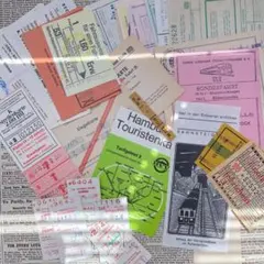 海外 ヨーロッパ ヴィンテージチケット詰め合わせ30点 蚤の市 紙物