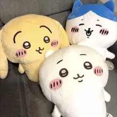 ちいかわ 超BIGぬいぐるみ　3点セット うさぎ　ハチワレ　ちいかわのサムネイル
