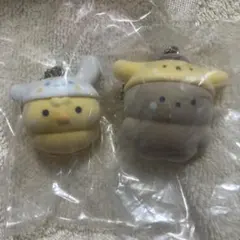 サンリオ ふわふわフロッキーマスコット ポポ　パム