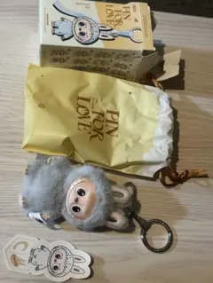 PIN FOR LOVE 【 C 】イニシャル アルファベット ミニラブブ