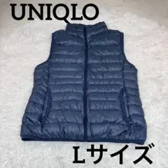 ⭐️UNIQLO レディース ダウンベスト　Lサイズ　ネイビー⭐️