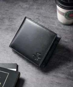 BEVERLY HILLS POLO CLUB 二つ折り財布 黒