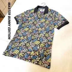 【美品】マスターバニー×リバティ生地 花柄ポロシャツ サイズ３のサムネイル