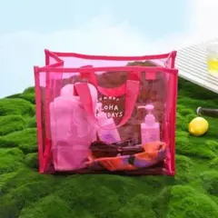 【ピンク】プールバッグ 子供用 保育園 幼稚園 男の子 プール シンプル女の子