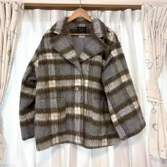 Kastane チェック柄ジャケット