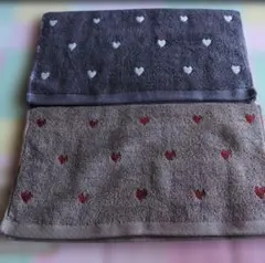 フェイスタオル 2枚セット 100%コットン