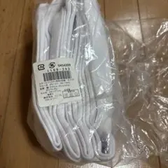 【新品未使用】スクールソックス 25-27cm ホワイト 4足組