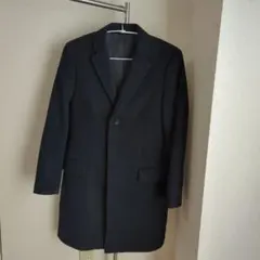 ユニクロ UNIQLO ウールカシミヤチェスターコート ネイビー