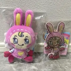 メゾピアノ ベリエちゃん エンジェル マスコット ラインストーンデコキーホルダー