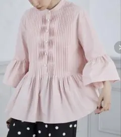 ツルバイマリコオイカワ♡Puffin ティアードギャザーフレンチスリーブ