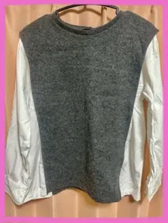 レディース　トップス　ニット　シャツ　冬服