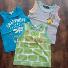 子供服 ☆ 80,90size タンクトップ３枚セット