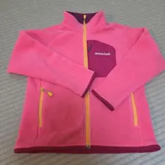 montbell フリースジャケット ピンク 120