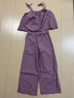 H&M キッズ パープル セットアップ 122cmのサムネイル