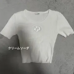 GYDA GD bijou MOLDハーフスリーブニットトップスのサムネイル