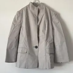 美品　J.PRESS ジェイプレス スタンドカラージャケット 9号 M 七分袖