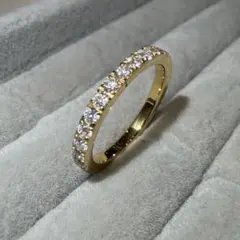 モアサナイト 7号 フルエタニティリング サージカルステンレス 金属アレ対応　①
