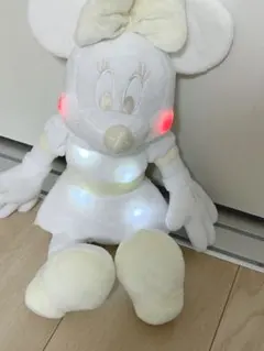 ミニーマウス ぬいぐるみ ホワイト 約40cm