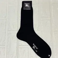 Burberrys バーバリー メンズソックス 25cm ブラック ビジネス 黒
