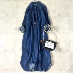kuonichiko様 超美品　スローブイエナ　長袖リネンシャツ　リネン100% SLOBE IENA - kuonichiko様 超美品 スローブイエナ 長袖リネンシャツ