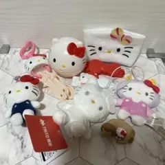 レトロ 2001年製 ハローキティ ぬいぐるみ マスコット 2個