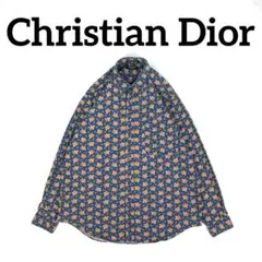 【抜群の存在感】 Christian Dior 花柄 シャツ 長袖 クラシック