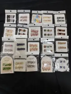 ネイルチップ まとめ売り M20点セット おまけ付き