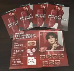 MAYBELLINE パンフレット 山田涼介×シャインビースト 5枚セット