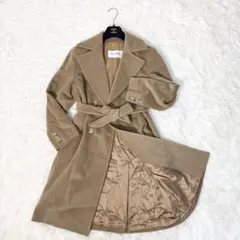 MaxMara マックスマーラ ロングコート マニュエラ カシミヤ混 キャメル