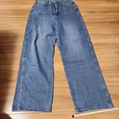 WEGO STANDARD ストレートデニムパンツ ブルー Sサイズのサムネイル