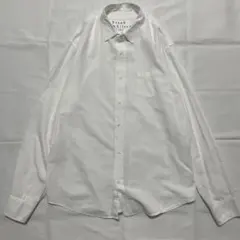 極美品✨️フランクアンドアイリーン LUKE 長袖シャツ 白 無地 Lサイズ