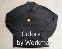 新品タグ付　Workman Colors ブラック 長袖シャツ黒　Mのサムネイル