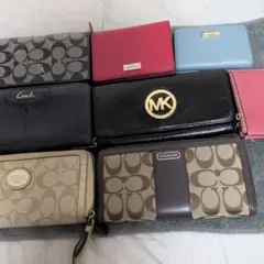 ふ*ん様 COACH 長財布 二つ折り財布 ポーチ まとめ売り 14点セット